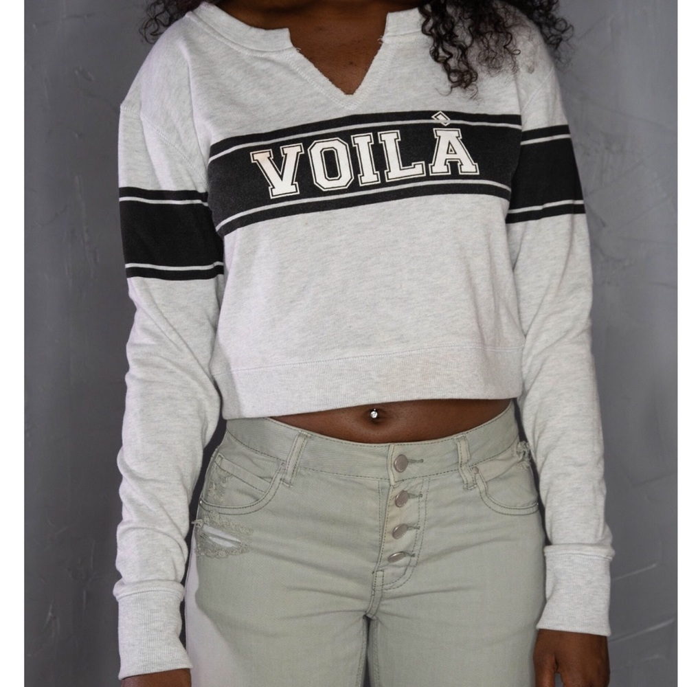 Black and gray long sleeve.